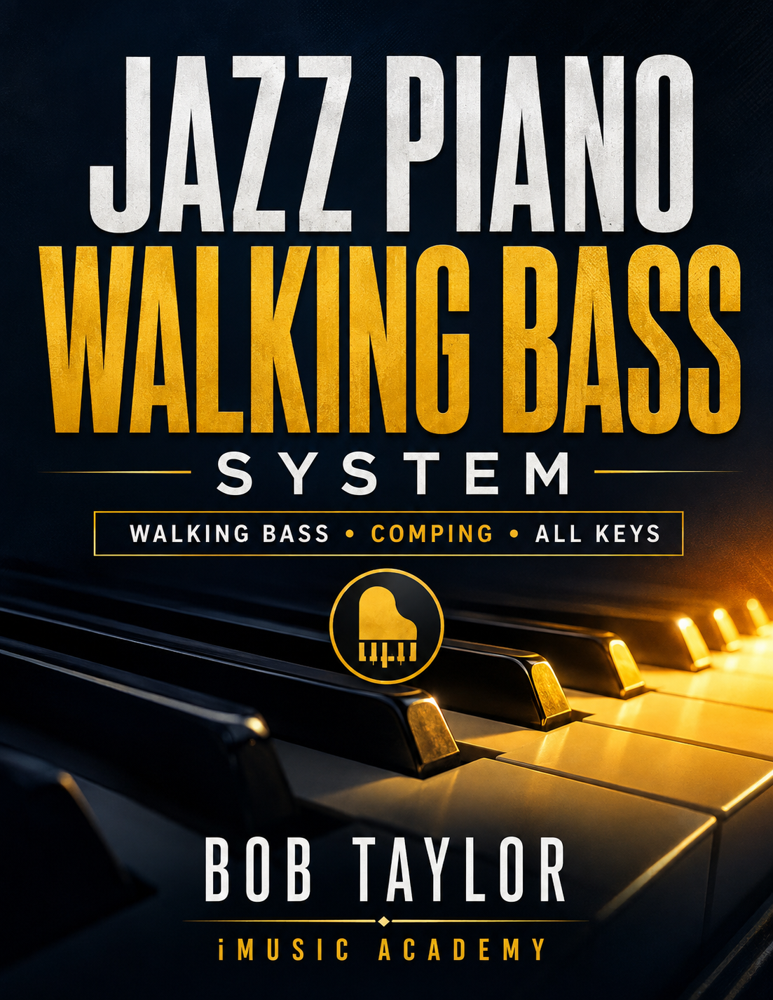 jazz piano walking bass course graphic