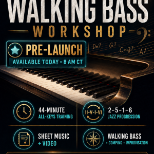 Walking Bass line Workshop August 21
